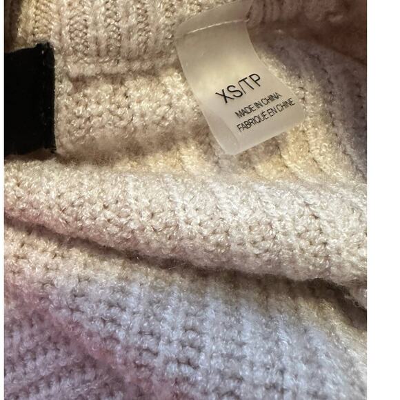 Tahari beige cream crew neck long sleeves sweater size XS - Picture 6 of 14